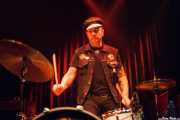 Max "Stinko" Eidson, baterista de The Lords Of Altamont (Kafe Antzokia, Bilbao, 2006)