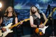 Dave Murray y Adrian Smith, guitarristas de Iron Maiden, Bilbao BBK Live, 2007