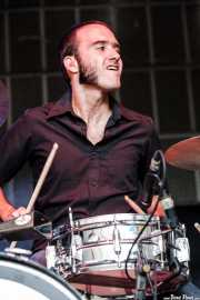 Roberto Lozano "Loza", baterista de Los Coronas, Azkena Rock Festival, Vitoria-Gasteiz. 2007