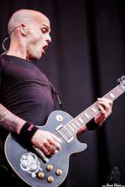 Zach Blair, guitarrista de Rise Against, Bilbao BBK Live, Bilbao. 2010