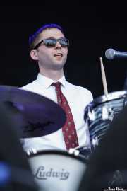 Mez Clough, baterista de Si Cranstoun (14/06/2012)