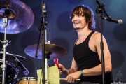Cody Dickinson, baterista y teclista de North Mississippi Allstars, Azkena Rock Festival, Vitoria-Gasteiz. 2012