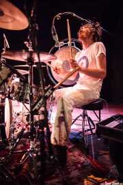 Andoni Etxebeste, baterista de Supersweet, Teatro Campos, Bilbao. 2013