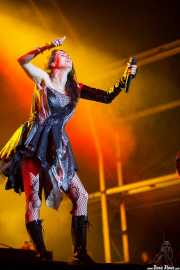 Sharon den Adel, cantante de Within Temptation, Festival En Vivo, Bilbao. 2013