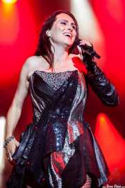 Sharon den Adel, cantante de Within Temptation, Festival En Vivo, Bilbao. 2013