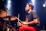 Natxo Beltrán, baterista de Luigi Stream & Lee Perk Trio, Santana 27, Bilbao. 2014