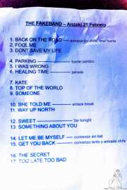 setlist de The Fakeband, Santana 27, 2014