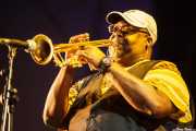 Bennie Cowan, trompetista de George Clinton's Parliament Funkadelic, Donostiako Jazzaldia - Zurriola, 2014