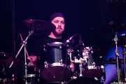 Lee Newell, baterista de Fields of the Nephilim (Azkena Rock Festival, Vitoria-Gasteiz, 2016)
