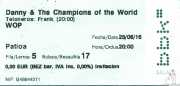 Invitación de Danny & The Champions Of The World (Sala BBK, Bilbao, )