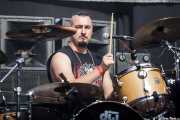 Sam Carne "Carnage", baterista de Anti-Nowhere League (Gasteiz Calling, Vitoria-Gasteiz, 2016)