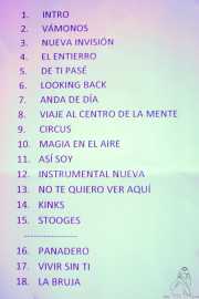 Setlist de Los Platillos Volantes (Santana 27, Bilbao, 2016)