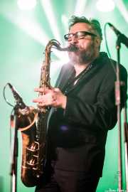 Damian Hand, saxofonista de The James Hunter Six (Purple Weekend Festival, León, 2016)
