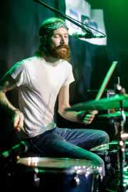 Shane Maxymus, baterista de Ulysses (Kafe Antzokia, Bilbao, 2017)
