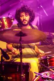 Àngel Garau, baterista de Beach Beach (Kafe Antzokia, Bilbao, 2017)