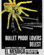 Cartel de Bullet Proof Lovers y Delest
