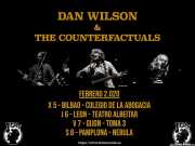 Cartel de Dan Wilson & The Counterfactuals (Colegio de Abogados, Bilbao, )