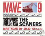 Cartel de The Scaners (Nave 9, Bilbao, 2024)