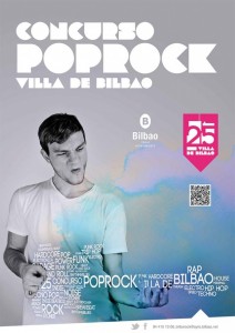 Cartel del XXV Concurso Pop-Rock Villa de Bilbao