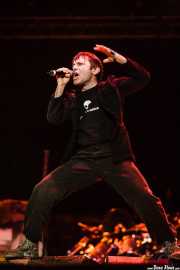 Bruce Dickinson, cantante de Iron Maiden, Bilbao BBK Live, 2007