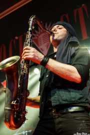Saxofonista de The Fuzztones (Sala Rockstar, Barakaldo, 2009)
