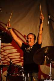 Steve Bruce, baterista de Cock Sparrer (Landako Gunea, Durango, 2010)