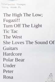 Setlist de Yellow Big Machine (19/02/2011)