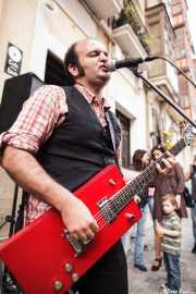 Antonio "Greasy", cantante y guitarrista de Greasy & Grizzly (Biribay Jazz Club, Logroño, 2011)