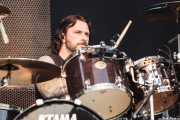 John Tempesta, baterista de The Cult (Azkena Rock Festival, Vitoria-Gasteiz, 2011)