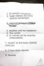 Setlist de Dr. Maha's Miracle Tonic (26/11/2011)