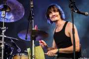 Cody Dickinson, baterista y teclista de North Mississippi Allstars, Azkena Rock Festival, Vitoria-Gasteiz. 2012