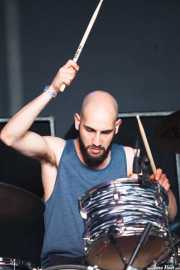 Itamar Rubinger, baterista de Uncle Acid and the Deadbeats (Azkena Rock Festival, Vitoria-Gasteiz, 2013)