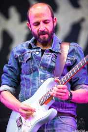 Josele Santiago, guitarrista y cantante de Los Enemigos, Azkena Rock Festival, 2013