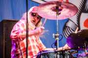 Dan Magnusson, baterista de Seasick Steve, Azkena Rock Festival, 2014