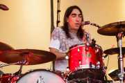 David "El Índio", baterista de Vetusta Morla, Bilbao BBK Live, 2014