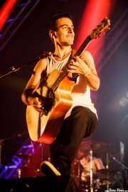 David Ruiz -cantante y guitarrista- de La Maravillosa Orquesta del Alcohol (La M.O.D.A.), Bilbao BBK Live, 2014