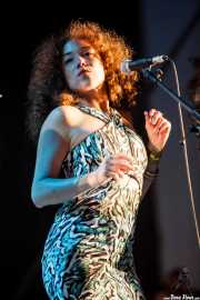 Kendra Foster, cantante de George Clinton's Parliament Funkadelic, Donostiako Jazzaldia - Zurriola, 2014