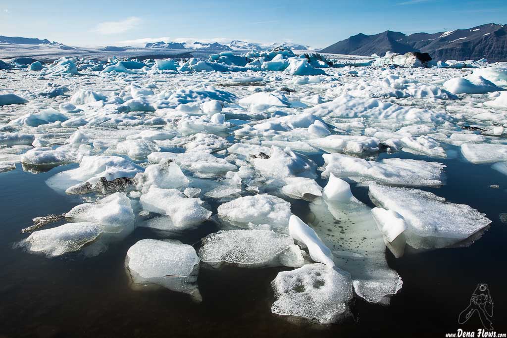 Lago glaciar Jökulsárlón, Islandia, 2014