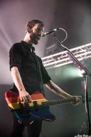 Stefan Olsdal, bajista y guitarrista de Placebo, Bilbao Exhibition Centre (BEC). 2014