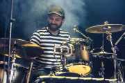 Jokin Corral, baterista y cajón de Dead Bronco, CAEM - Sala B. 2014