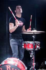 Ricky, baterista de Speed on Rockin' Trio, La Ribera, Bilbao. 2015
