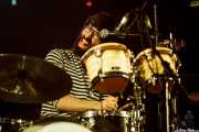 Guillermo Aragón, baterista de Arizona Baby, Bilbao BBK Live, Bilbao. 2015