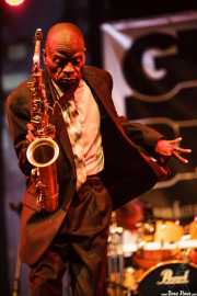 Maceo Parker, cantante, saxofonista y flautista, Getxo & Blues - Pza. Biotz alai, Getxo. 2015