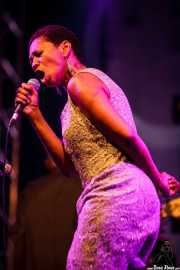 Darliene Parker, cantante corista de Maceo Parker, Getxo & Blues - Pza. Biotz alai, Getxo. 2015