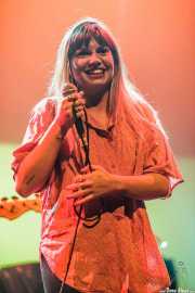 Cristina Lizarraga, cantante invitada de Yellow Big Machine (Social Antzokia, Basauri, 2016)