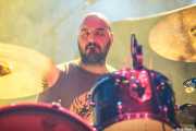 Alberto Croce, baterista de Black Rainbows (Santana 27, Bilbao, 2016)