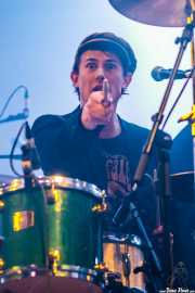 Sam Malakiam, baterista de Kurt Baker Combo (Santana 27, Bilbao, 2016)