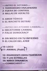 Setlist de The Guilty Brigade (Kafe Antzokia, Bilbao, 2017)