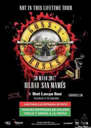 Cartel de Guns n' Roses (Estadio de San Mamés, Bilbao, )