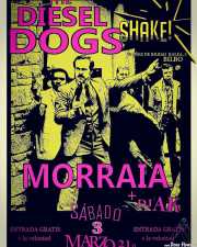 Cartel de The Diesel Dogs y Morraia (Shake!, Bilbao, )